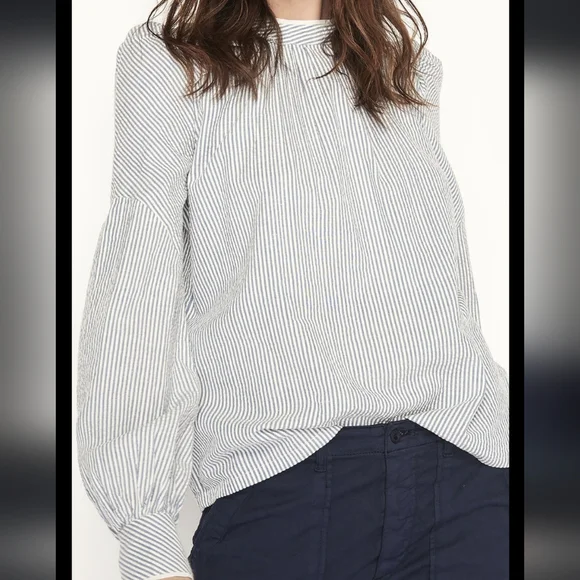 Ba&sh Season Stripe Blouse size 1 small - Picture 2 of 9